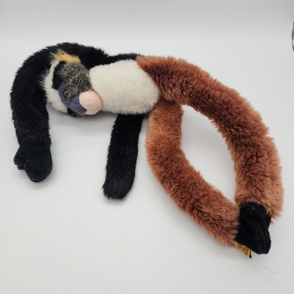 Wild Republic Hanging Monkey Plush Stuffed Animal 17" Brown Legs Vintage 1999 - Picture 2 of 9